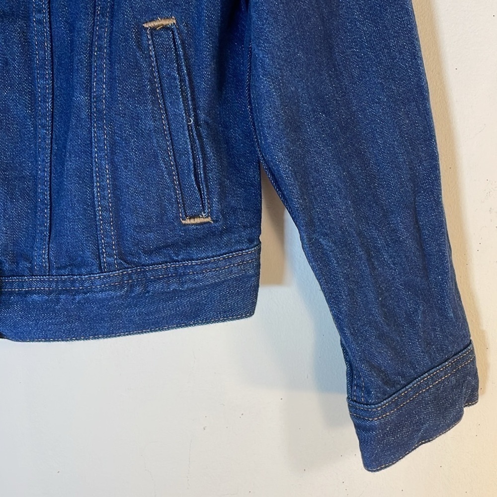 J. Crew Small Trucker Jean Jacket. - Picture 7 of 13
